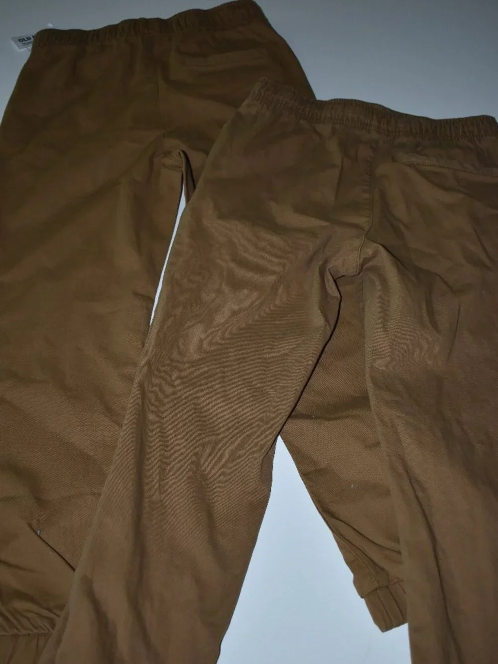 NWT Old Navy Built-In Flex Jogger Pants Boys Lg 10-12 Brown Drawstring Elastic